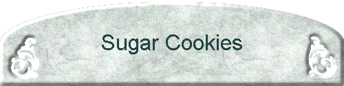 Sugar Cookies